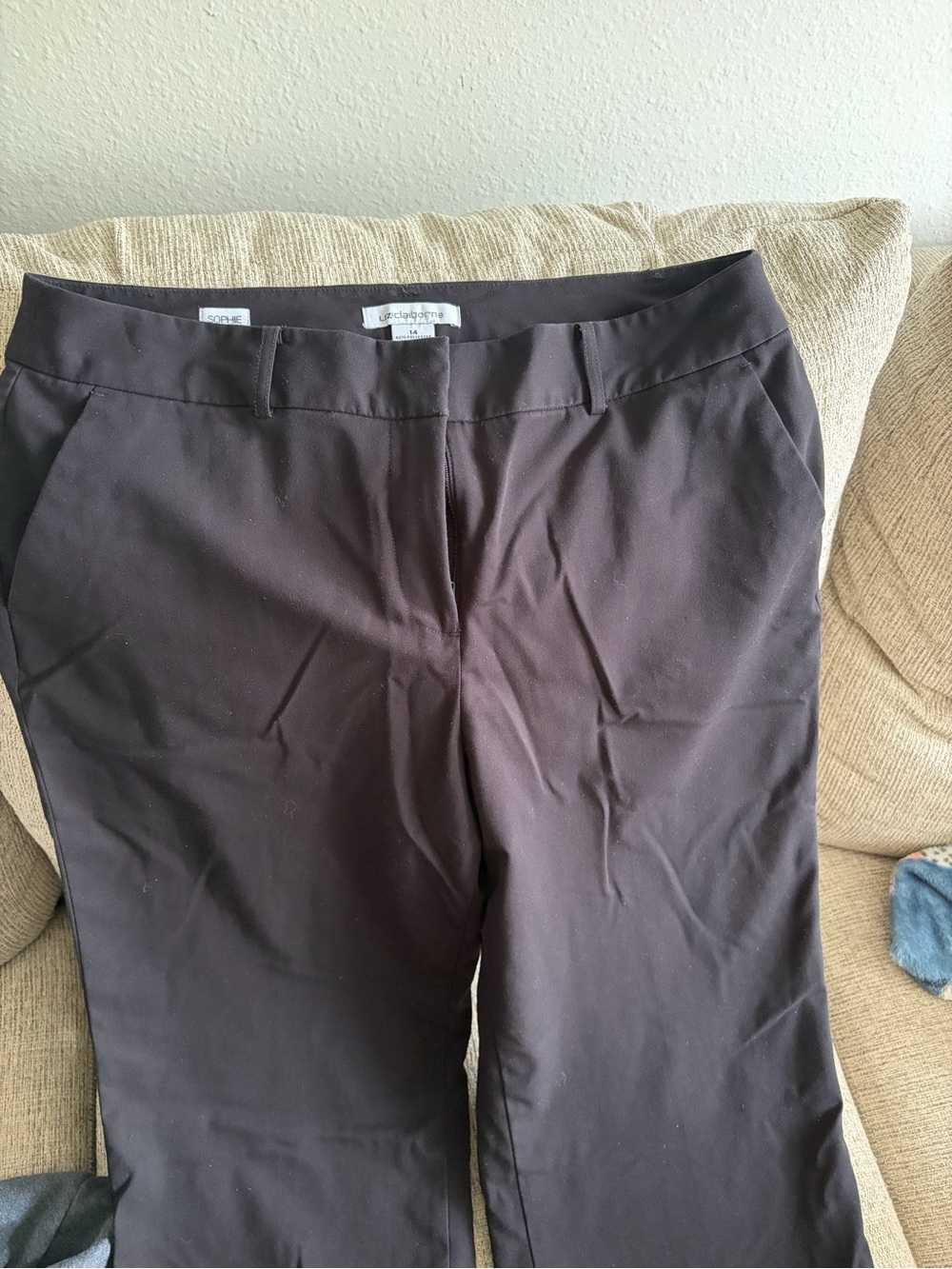 Liz Claiborne Black Sophie Tailored Dress Pants
